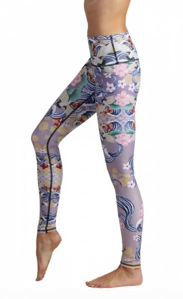 Zen Water Garden Yoga Leggings - 2