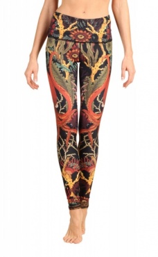 Coral My Name Recycled Yoga Leggings