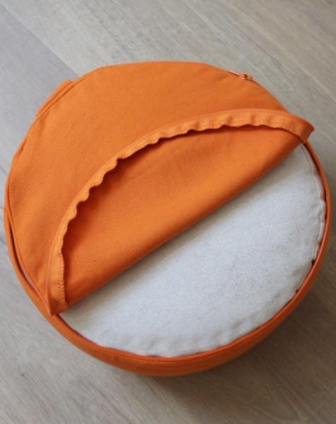 Meditation Pillow Mandala - Orange - 1