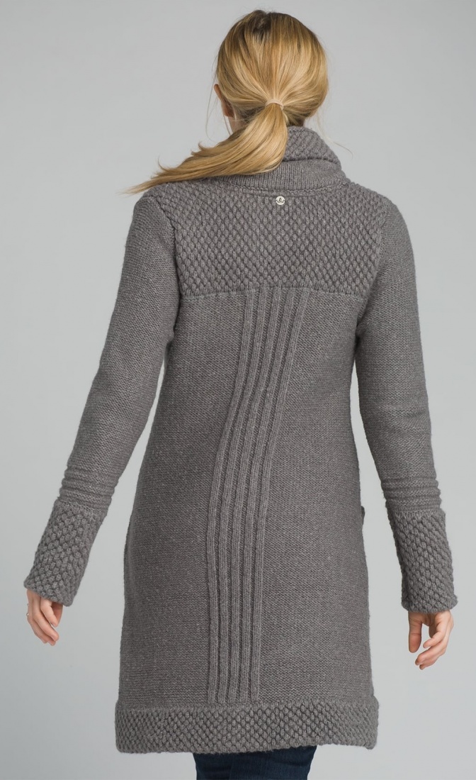 Elsin Sweater Coat - Gravel - SALE - Yoga Specials