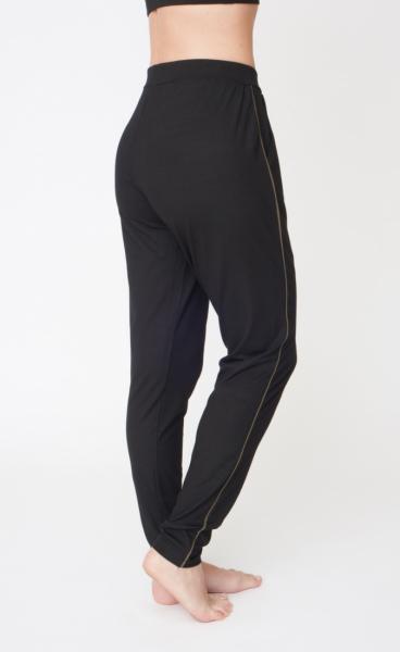 Divine Pants - Black +Khaki piping - 1