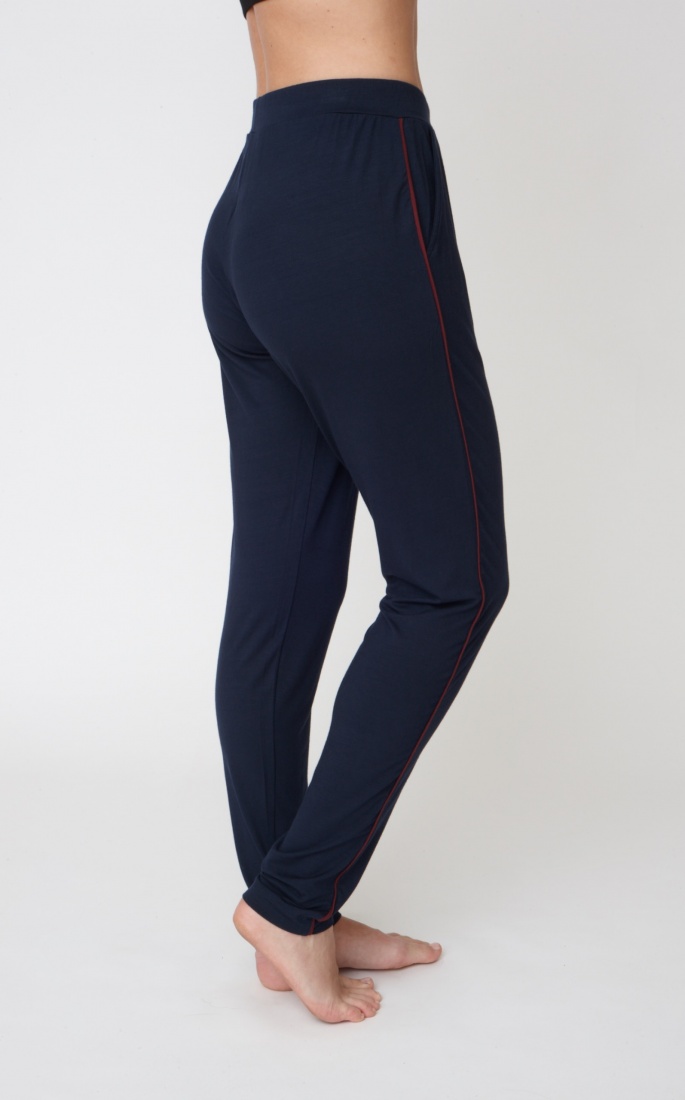 Love & Divine pants with stones navy main image 0