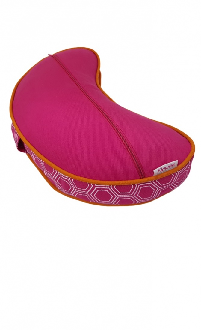 Half Moon Meditation Cushion Fuchsia Kussens Yoga Specials