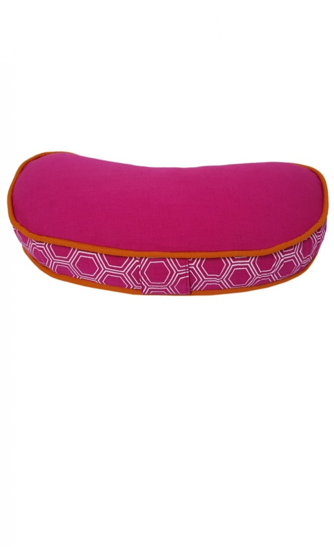 Half Moon Meditation Cushion Fuchsia Kussens Yoga Specials