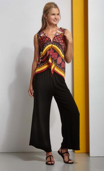 Wide Leg Jazz Pants - 2