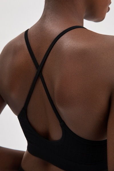 Filippa K Seamless Bra Top - Black 
