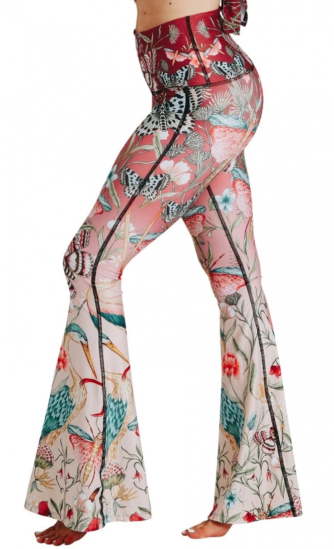 Recycled Bell Bottoms Pretty in Pink - Dames - Yoga Specials
