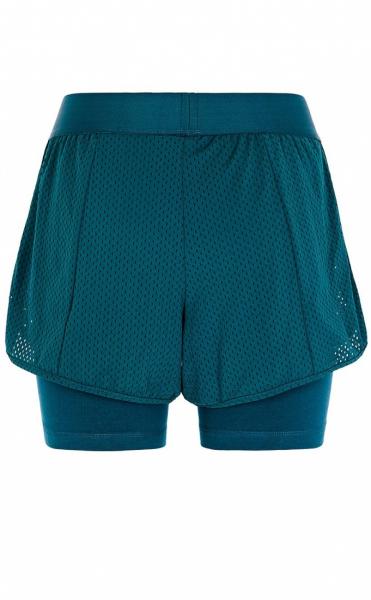 Hot Yoga Shorts - Tropical Green - 1