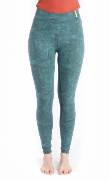 Lilly Aqua Print Yoga Leggings - Dames 