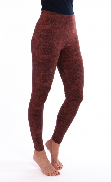 Lilly Coral Print Yoga Leggings - Dames 