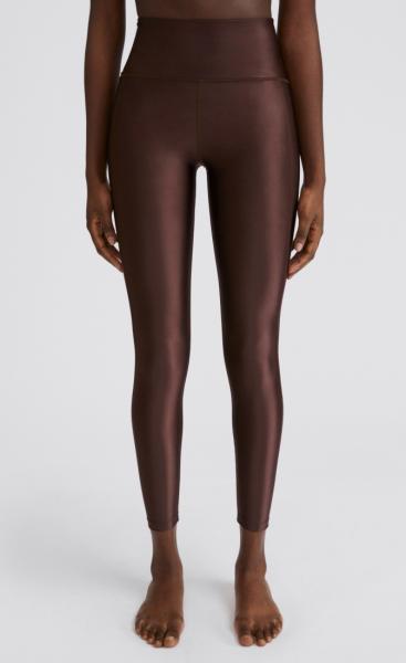 FilippaK Cropped Gloss Legging - Maroon - 2