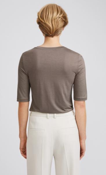 Filippa K Elena Tencel Tee - Dark Taupe - 1