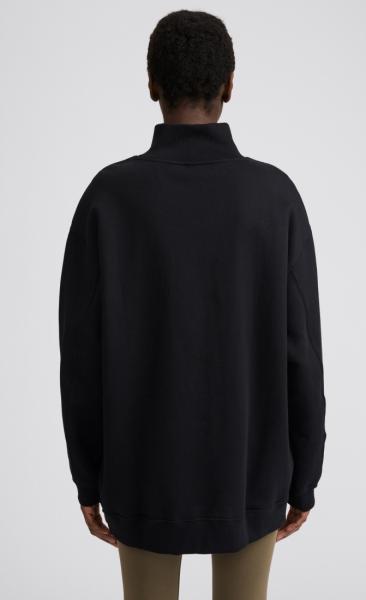 Filippa K Oversized Brushed Sweatshirt - Black - 1