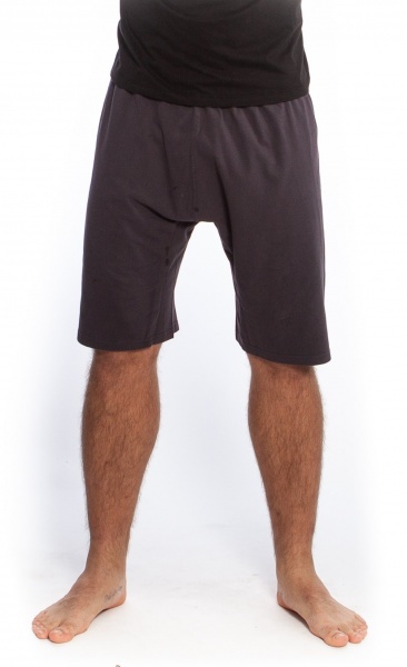 Mens Basic Jersey Shorts - Shale Grey