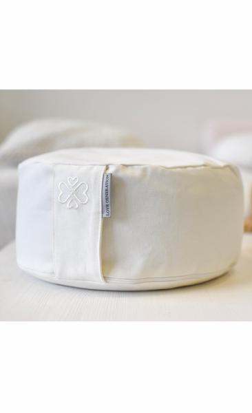 Love Generation Meditation Cushion - Ivory - 1