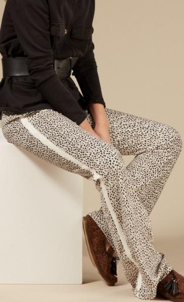 10Days Flared Pants Velours Safari 
