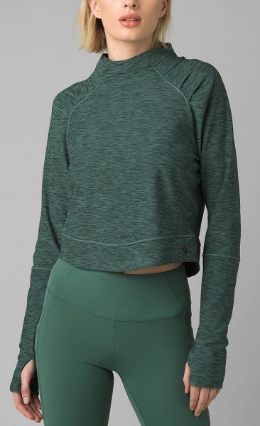 prAna Zandra Funnel Neck - Peacock 