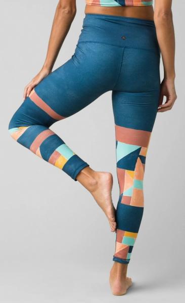 prAna Kimble 7/8 Leggings Yoga Pants Gym Workout Printed Floral