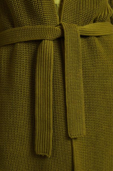 Lanius Cotton Knit Cardigan - Olive - 6