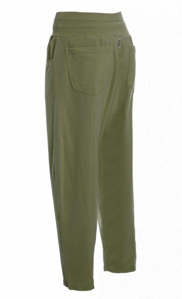 Relaxed Fit Pants - Olive Green - 1