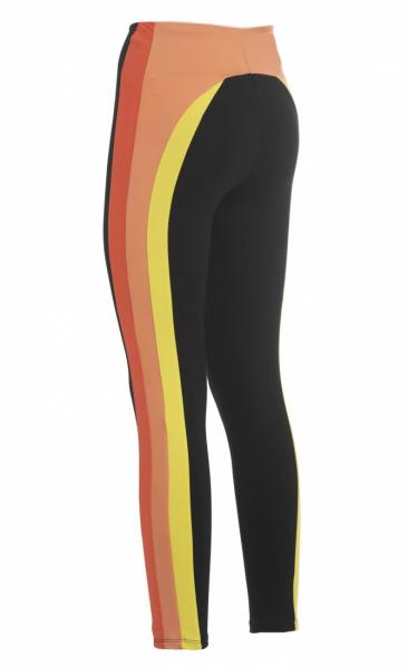 Retro Stripe Leggings - 2