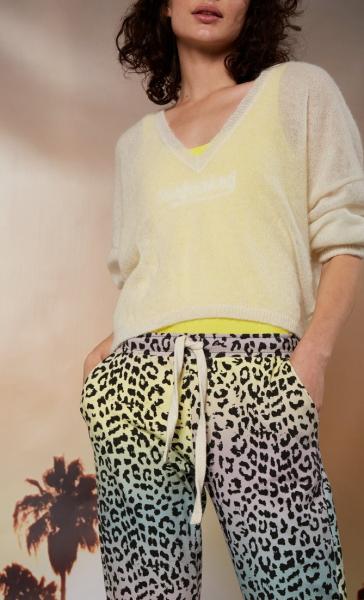 10Days Cropped Jogger Leopard Sunset - 5