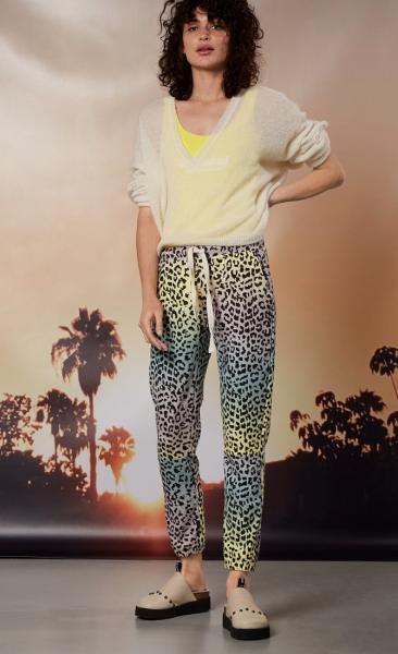 10Days Cropped Jogger Leopard Sunset - 6