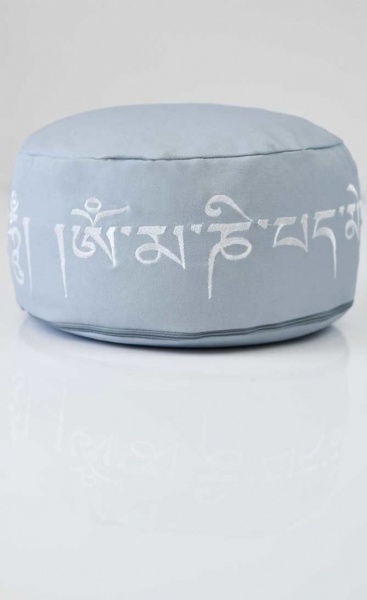 Meditation Cushion Mantra Dolphin Grey - 2