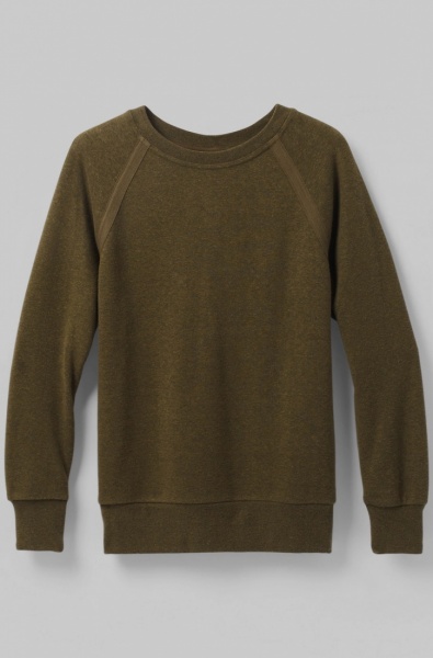 PrAna Cozy Up Sweatshirt - Peat Heather - 3