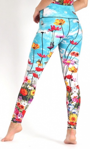 Flower Bomb Recycled Yoga Leggings