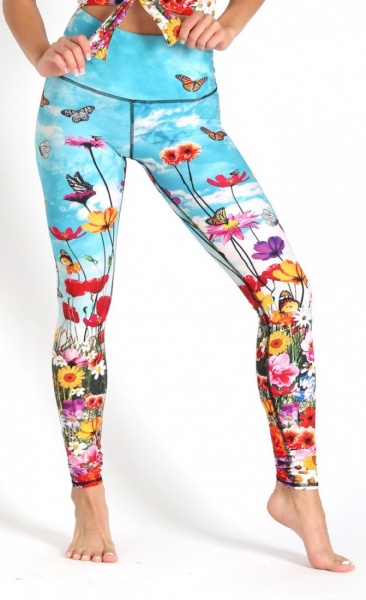 Flower Bomb Recycled Yoga Leggings - 2