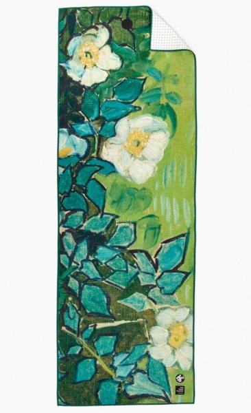 Wild Roses Van Gogh X Manduka Yoga Mat Towel