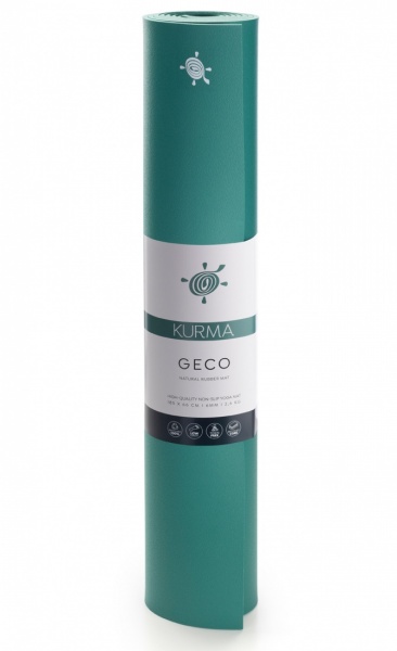Kurma GECO 6mm Rubber Yoga Mat 2mtr - Lagoon - 2