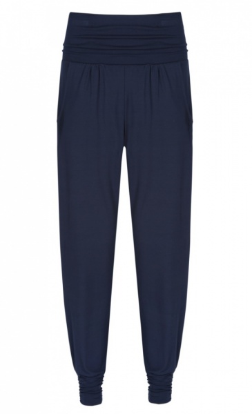 Long Harem Pants - Navy