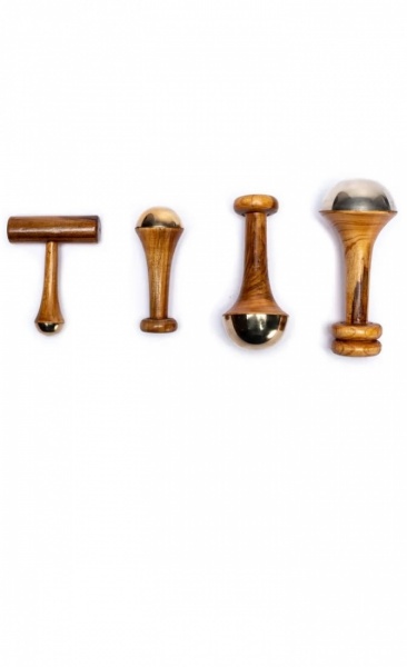 Ayurvedische Massage Set Kansa Wands - 1