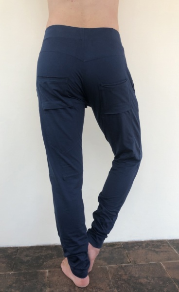Backside Long Pants Night Blue - 3