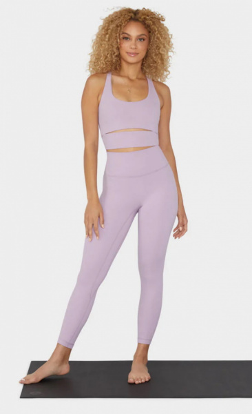 Manduka Aurora Racerback Bra - Lavender Mist - 3