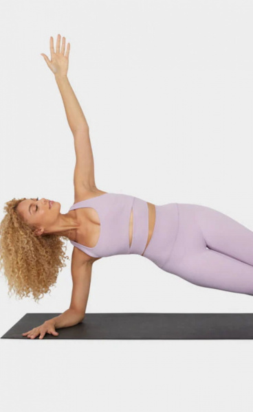 Manduka Aurora Racerback Bra - Lavender Mist - 5