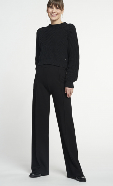 LUNE Forest Pintuck Flare Pants - 6