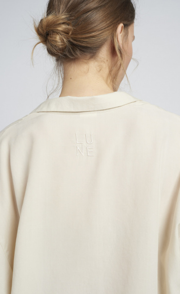 Chloe Oversized Tencel Blouse - 3