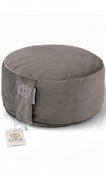 Velours Meditation Cushion Taupe