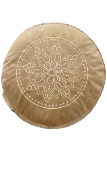 Velours Meditation Cushion Mandala Gold - 1
