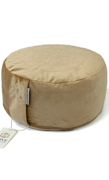 Velours Meditation Cushion Mandala Gold - 4