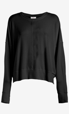 Wide Comfort Sweatshirt - Black