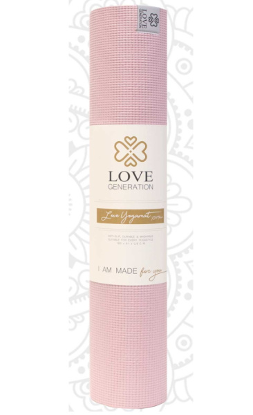 Love Generation Basic Yoga Mat 6mm Blush Pink - 2