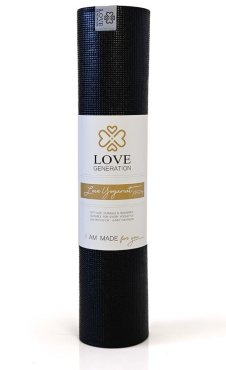 Love Generation Basic Yoga Mat 2 mtr 6mm Black