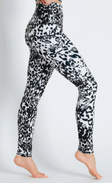 Yoga Democracy Ghost Leopard Recycled Leggings