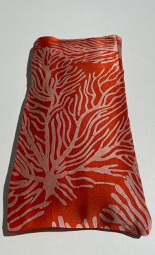 Eye Pillow Coral Red