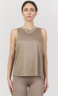 LUNE Stevie Wide Fit Tank Top - Fossil