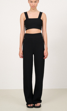 LUNE Moon Structured Classic Flared Pants